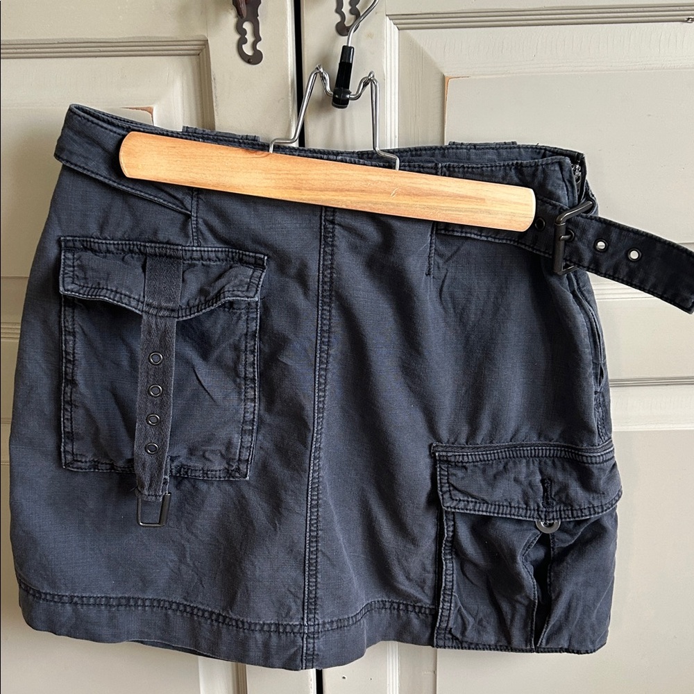 Free People Charcoal Gray Skirt